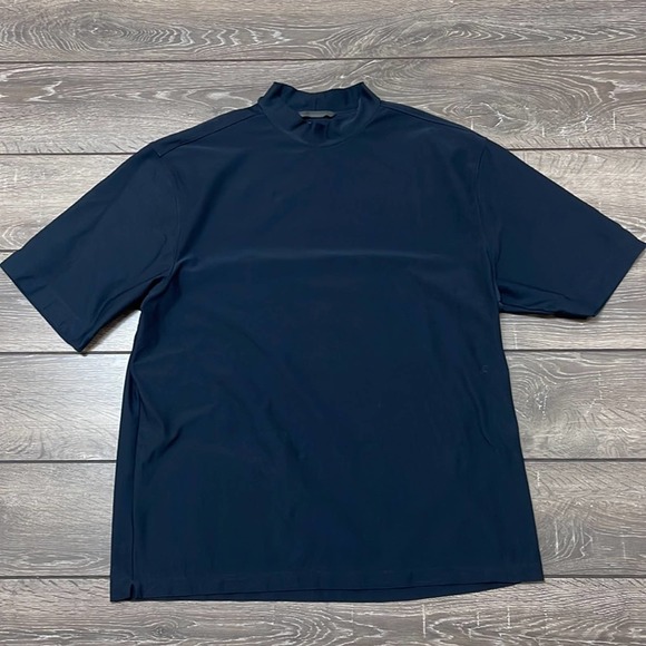 Nike Golf Dri-Fit Navy Blue Short Sleeve Shirt Men’s Size XL - Picture 3 of 7